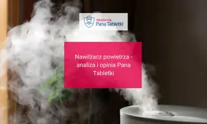 Nawilżacz powietrza w akcji, pokazujący proces ewaporacji. Analiza i opinia Pana Tabletki.