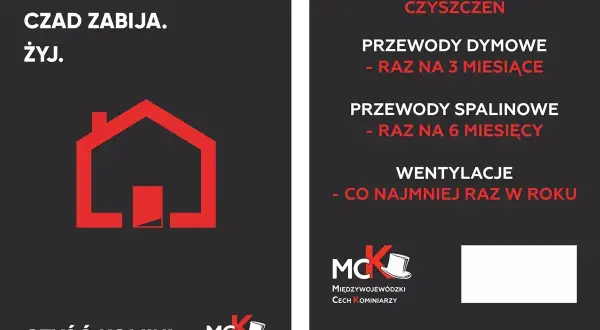 Przegląd przewodów kominowych: dymowe co 3 miesiące, spalinowe co 6 miesięcy, wentylacje raz w roku. Dbaj o bezpieczeństwo!