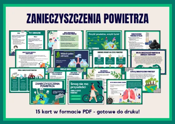 Zanieczyszczenia powietrza: pyły, smog, ich źródła, wpływ na zdrowie, zwierzęta i ekosystemy. Jak dbać o czyste powietrze.
